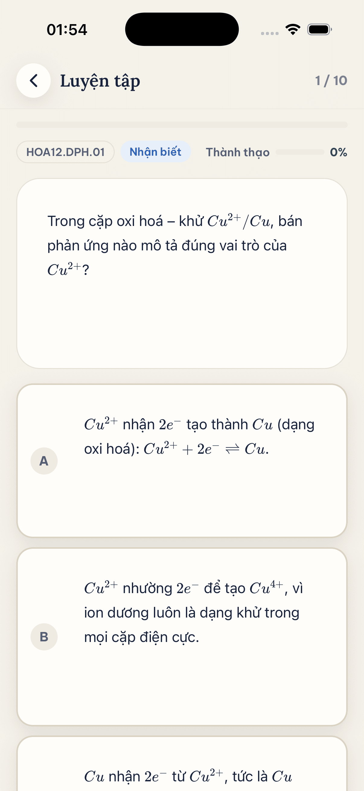 Luyện tập Hóa học